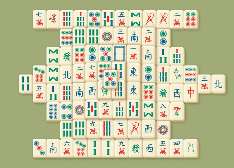 Mahjong disposición la Tortuga.